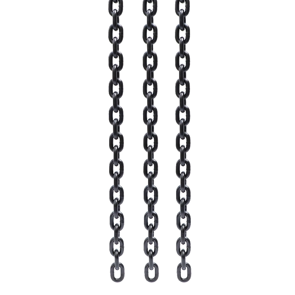 G80 Standard High Test Link Chain Black Oxide with 6mm Welded Link Chain