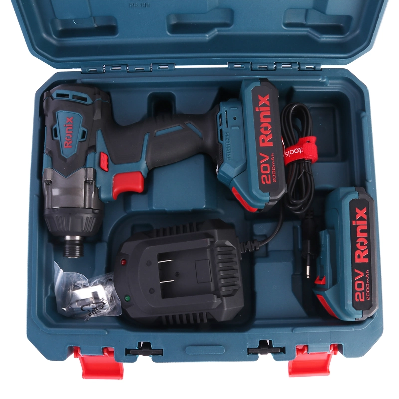 Portable Electric Cordless and Brushless Impact Drill Ronix 8906 Impact Driver