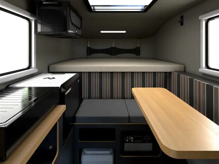 China RV Caravan Camper Motor Home for Trucks Campers