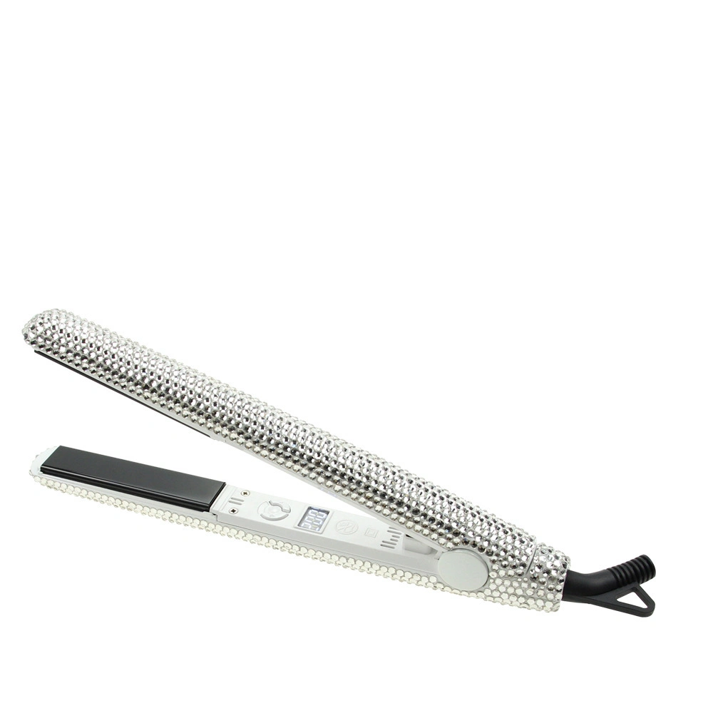 Professional Mch Amazon Hot Selling LCD Hair Straightener with Diamond