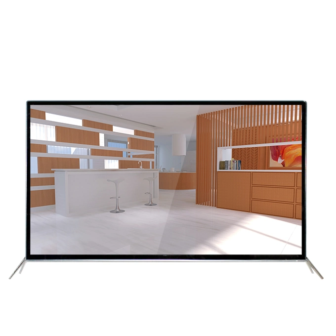 Cheap Flat Metal Screen LCD LED TV Wholesale/Supplier 32"40"43"50"55"65" Inch 2K Full HD Flat Screen Smart Television Hotel Home Digital Android LCD LED TV