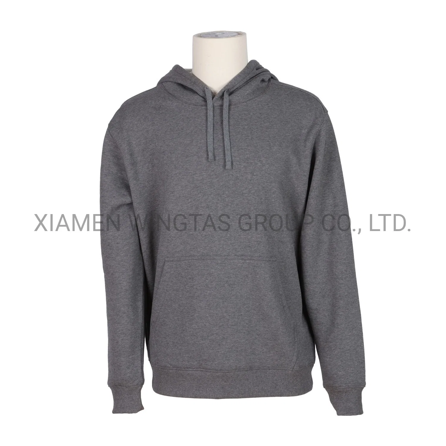 Casaco masculino personalizado com capuz em algodão CVC Tc poliéster Hoodie OEM ODM.