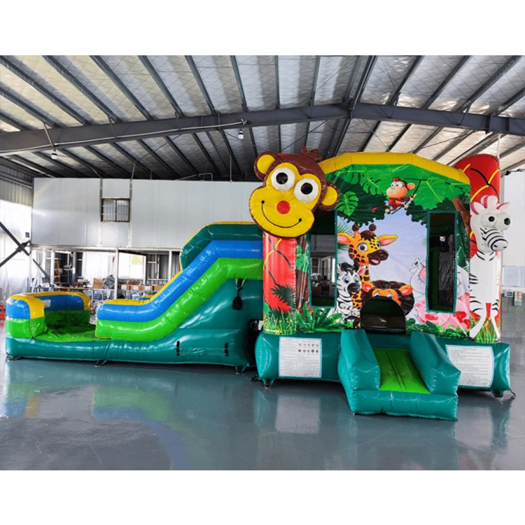 Castillo inflable de salto Comercial Bouncer Slide Monkey Castillo inflable