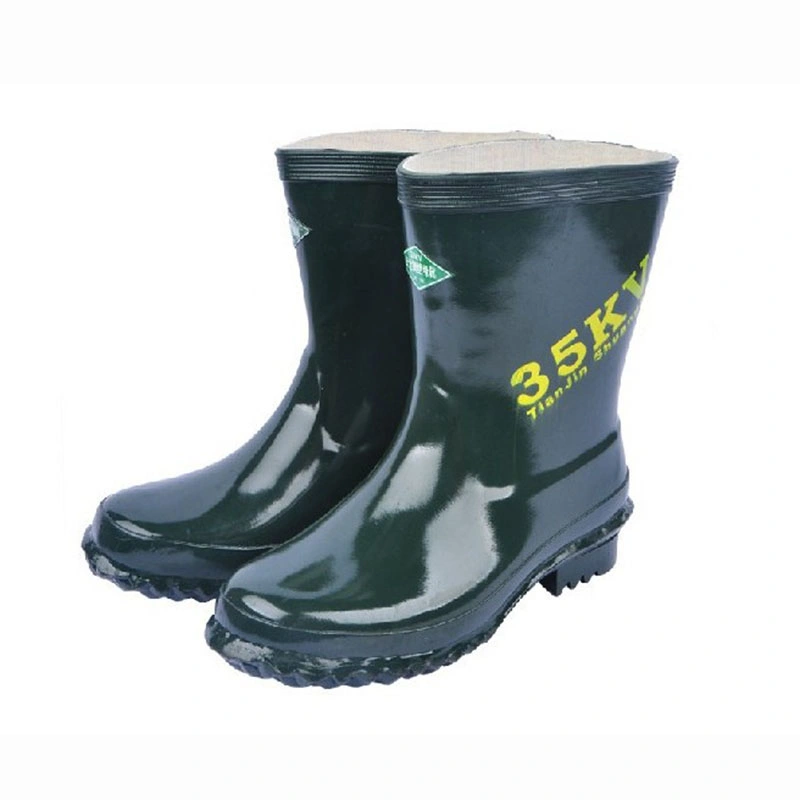 Professional botas de caucho para Calzado Outdoor Bota de lluvia Botas de seguridad industrial