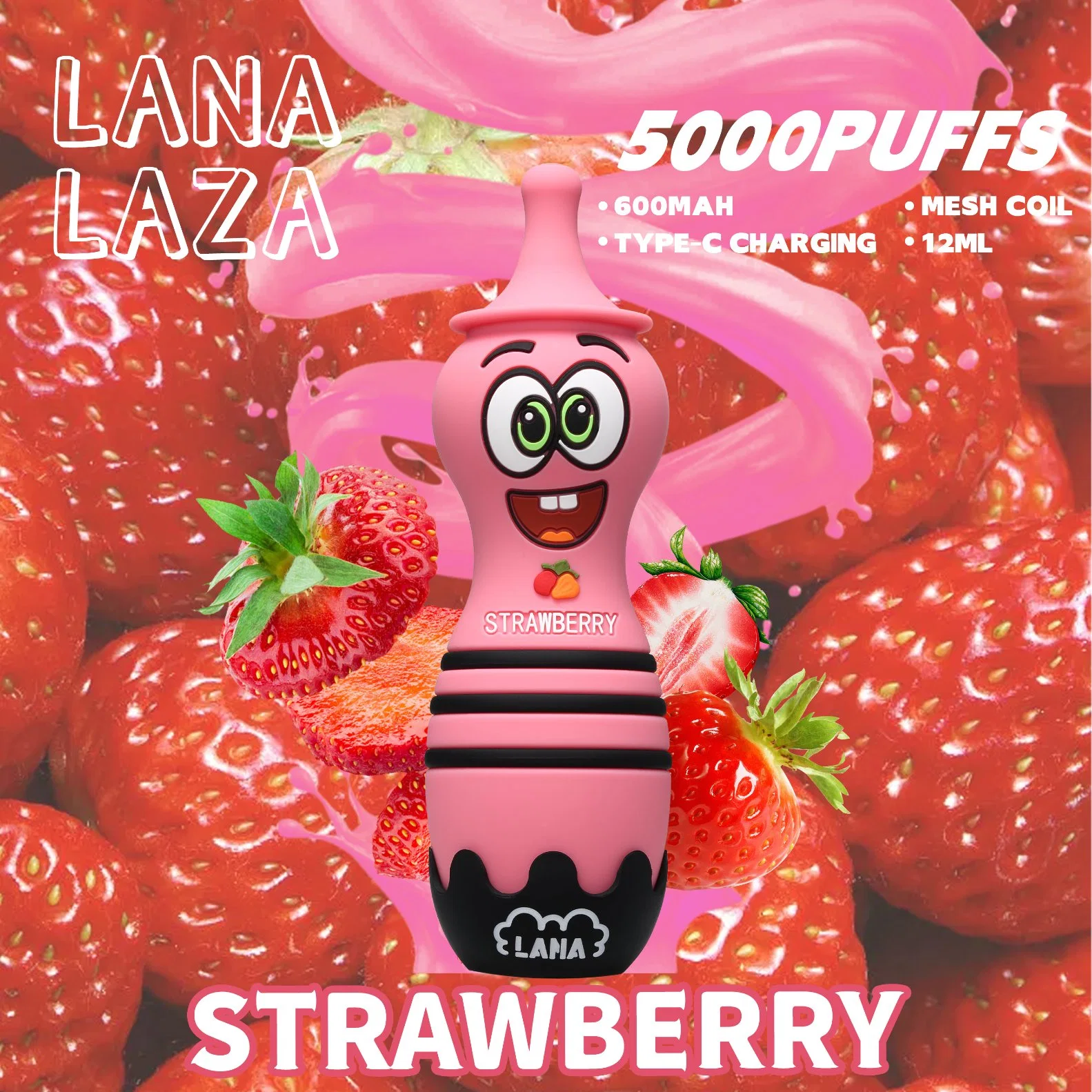 Vente en gros Vape Pen Lana Laza 5000 Puffs électrique Hookah