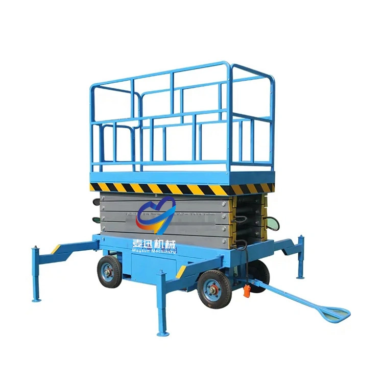 Easy to Lift and Operate Mini Scissor Lift Towable Mobile Scissor Lifts