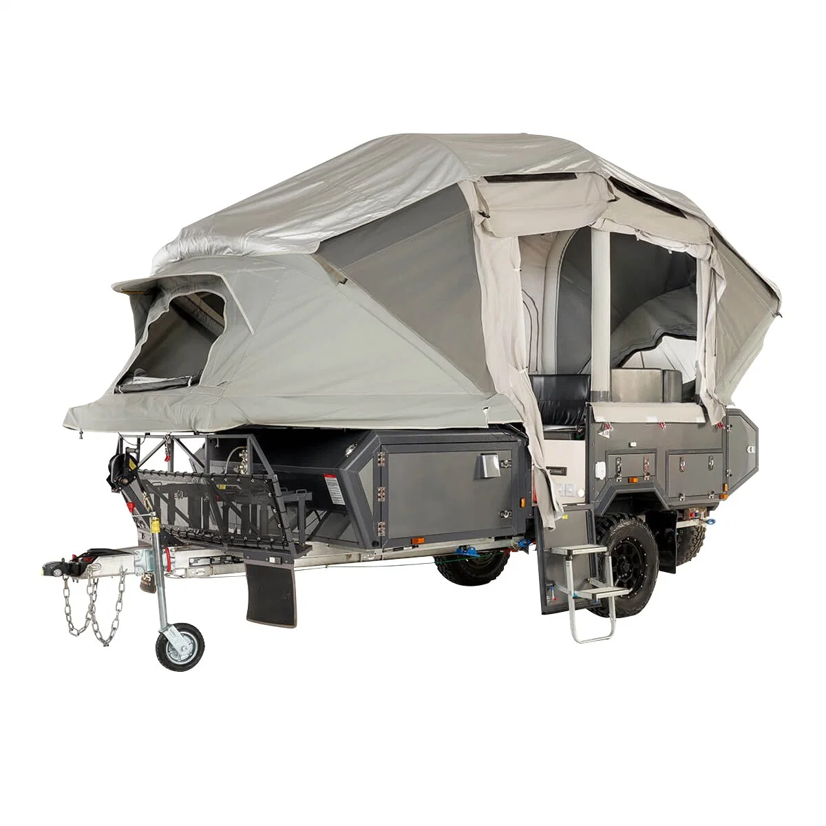 Todoterreno de lujo Ecocampor carpa hinchable de Camper plegable Trailer