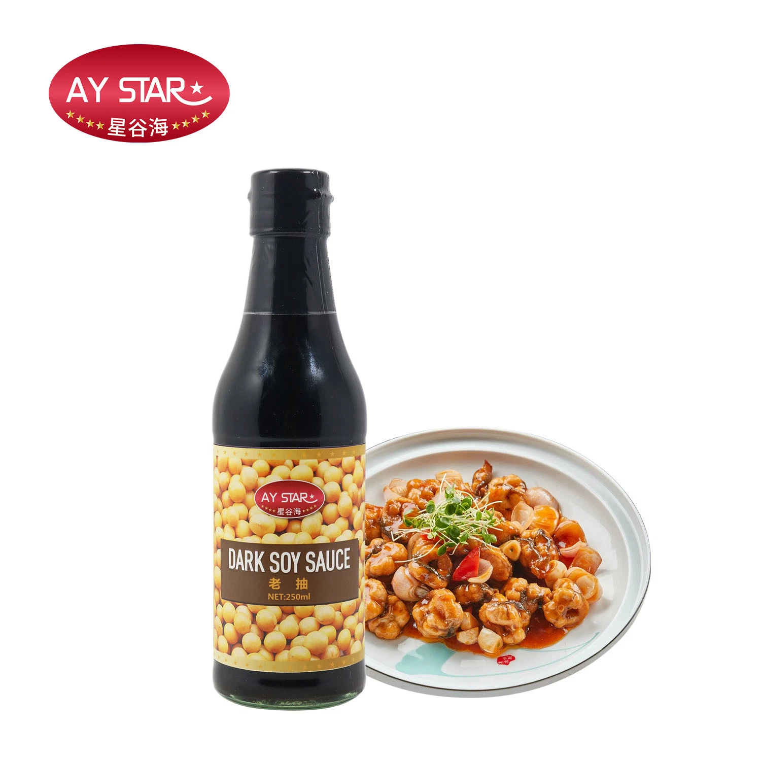 HACCP Kosher Halal Brc Chinese Bulk Soy Sauce Supplier Dark Soy Sauce