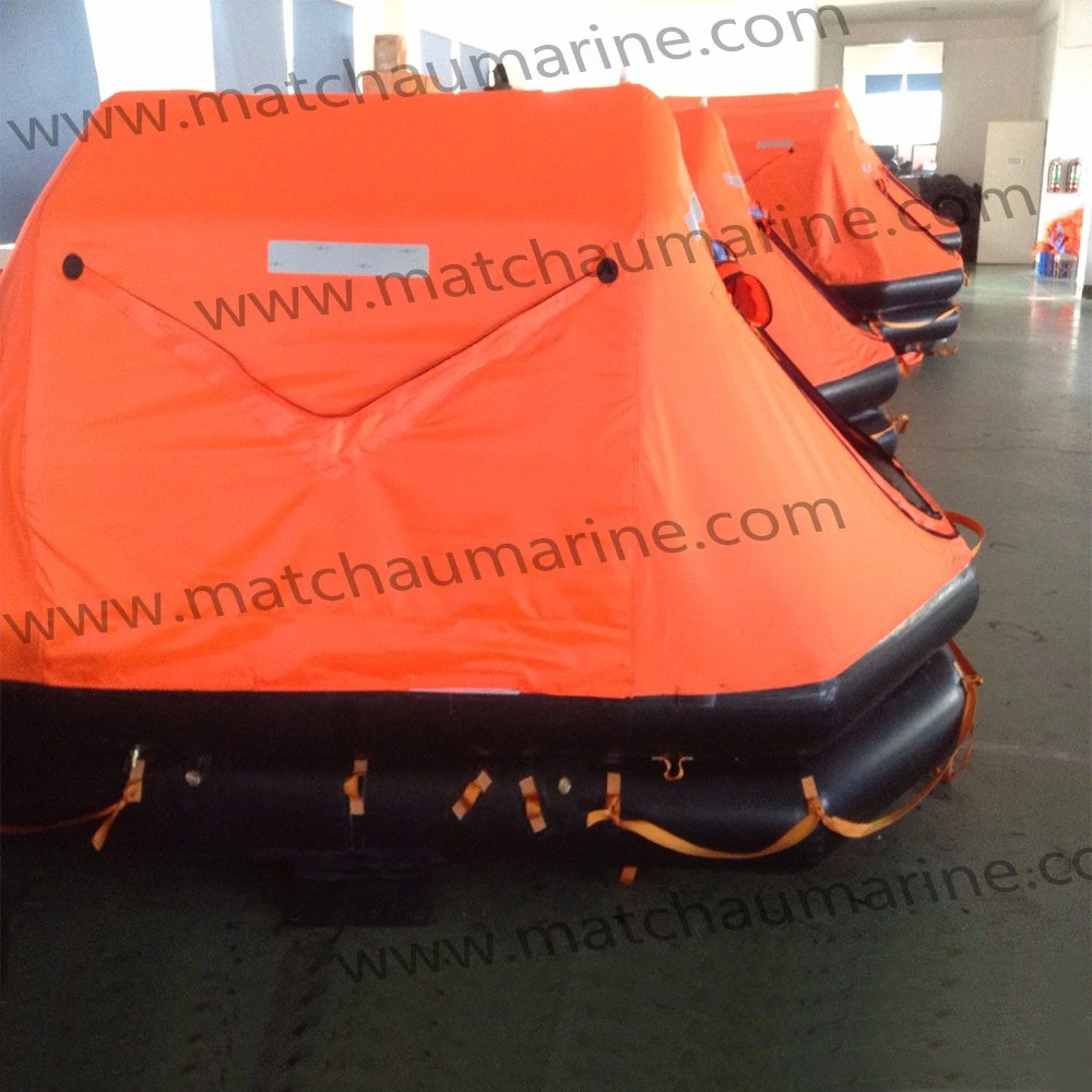 Fishing Boat Use Throw Over Board Inflatable Life Raft