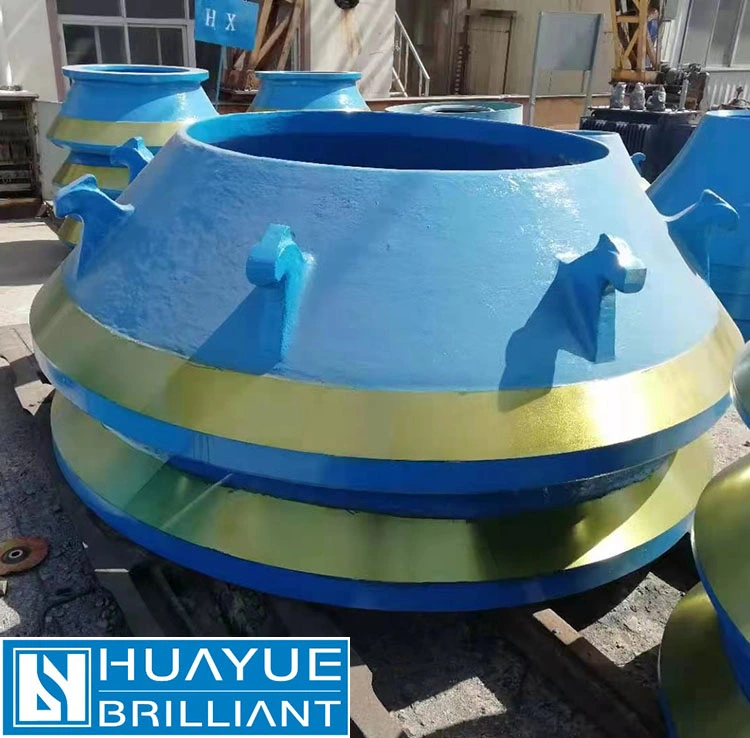 4 1/4FT Short Head Cone Crusher Parts Concave Mantle Manganese Parts