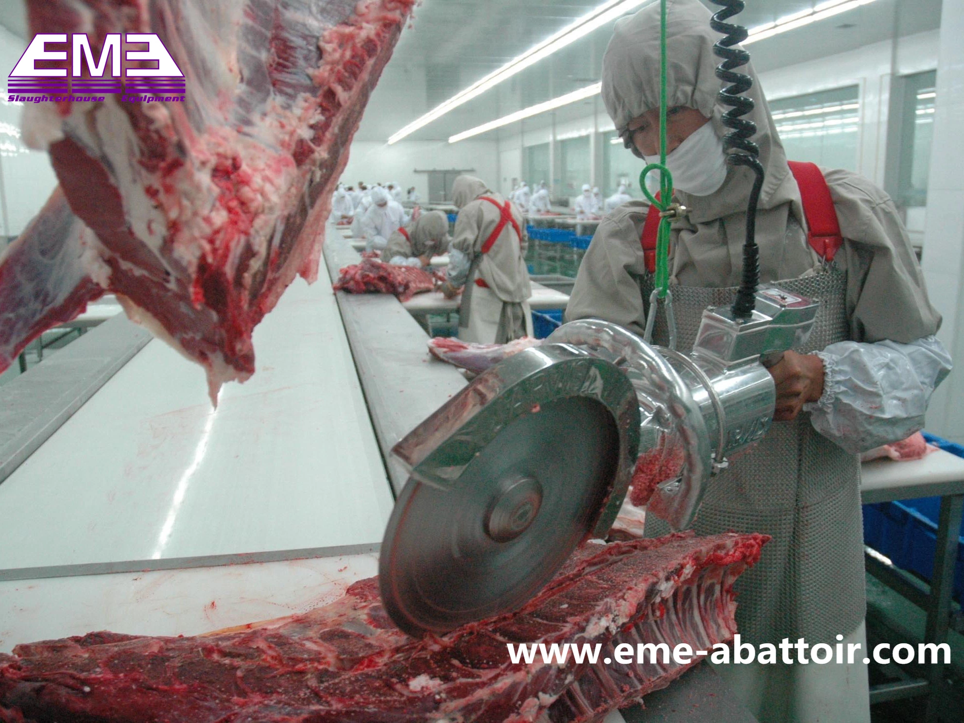 Slaughter Meat Processing Machine Cutting Saw Livestock Abattoir Equipment for Slaughterhouse