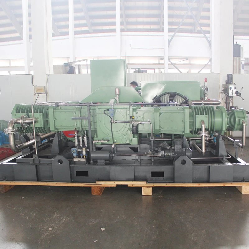 China Oilless Natural Gas Generator Booster Compressor for Power Plants