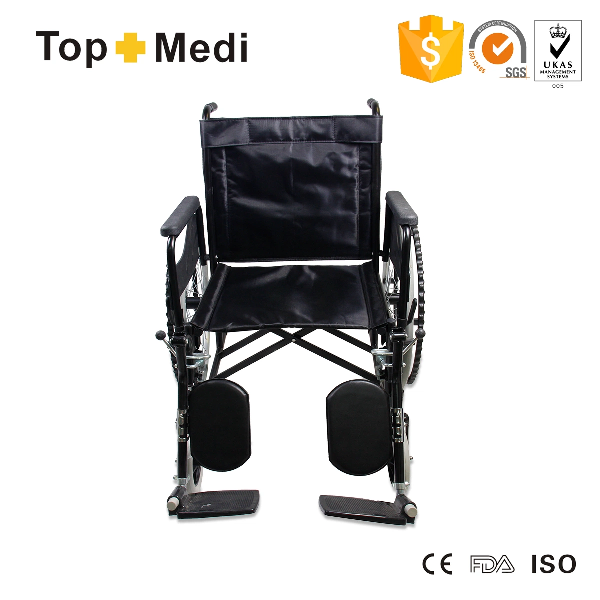 51cm 20cm Topmedi 1PCS/CTN 80X28X89cm, N. W. /G. W.: 17.9kg/20.4kg Wheel Chairs Standard Type Wheelchair