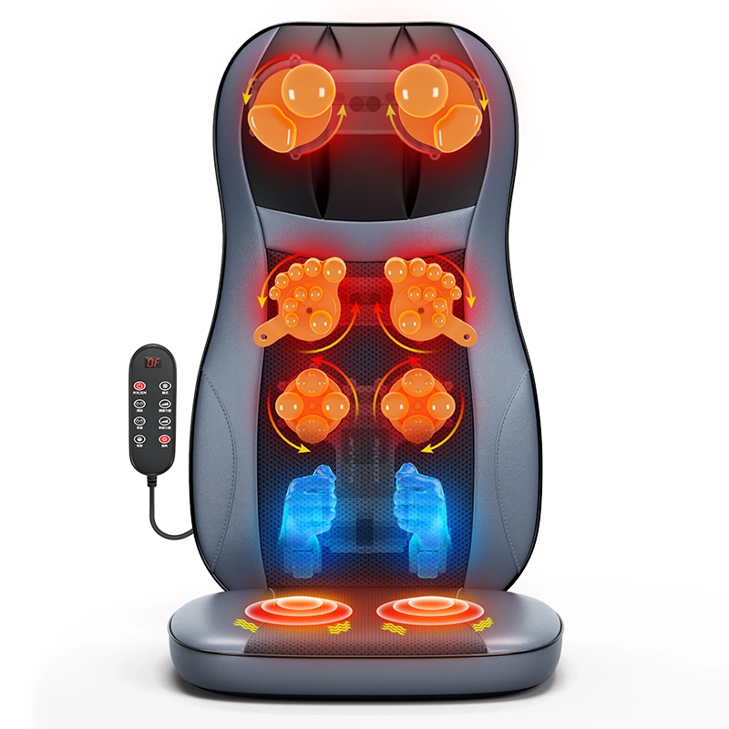 Vibration Relieve Pain Seat Massager Acupoints Kneading and Beating Home and Office Massage Cushion