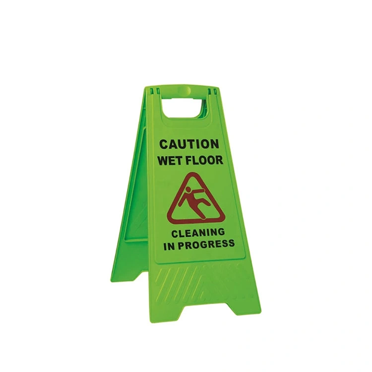 Customized Yellow Wet Floor Warning a-Frame Caution Sign Board