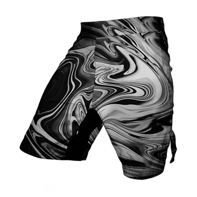 Short MMA polyester Wholesale/Supplier Short MMA Black Short Short vêtements thaïlandais Boxer MMA