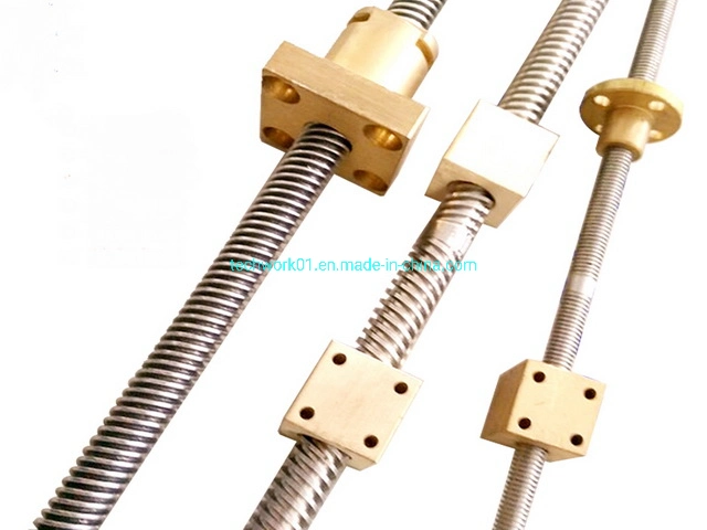 Climbing Robot Self-Locking Lead Screw, Passive Suction Cups, Machined Trapezoidal Lead Screw