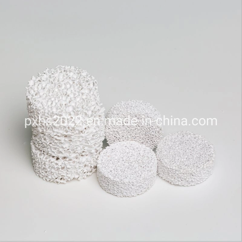 Chine fabrique Alumina matériau filtre céramique DIA100*20mm 10-60ppi