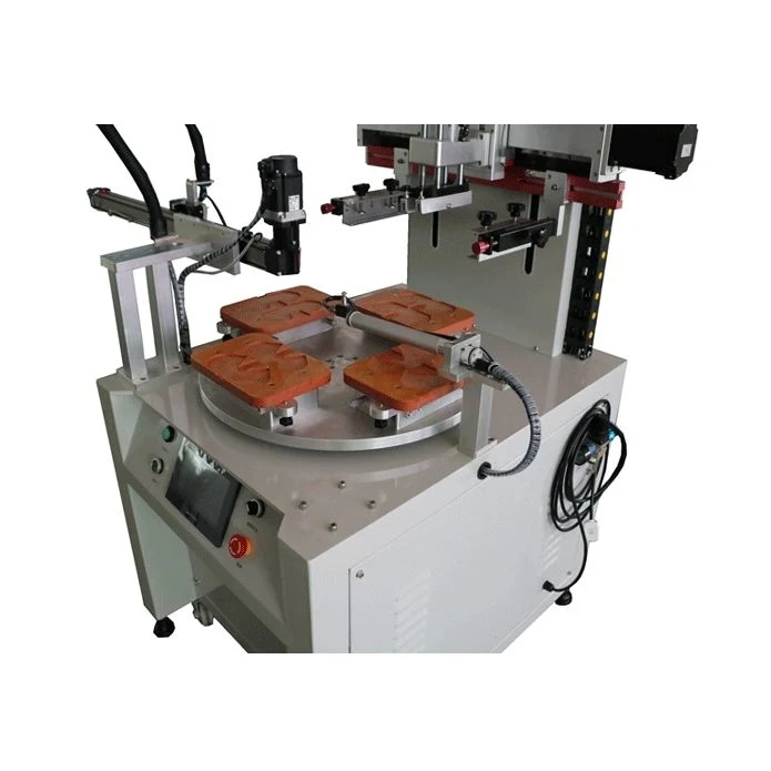 Multicolor Rotating Working Table Screen Printer Sevro Mechanical Arm for The Machine Panel Plastic Parts Paper