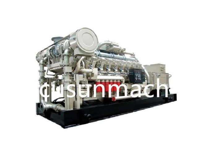 Produced 1100kw Natural Gas Generator Produced by Jinan Engine