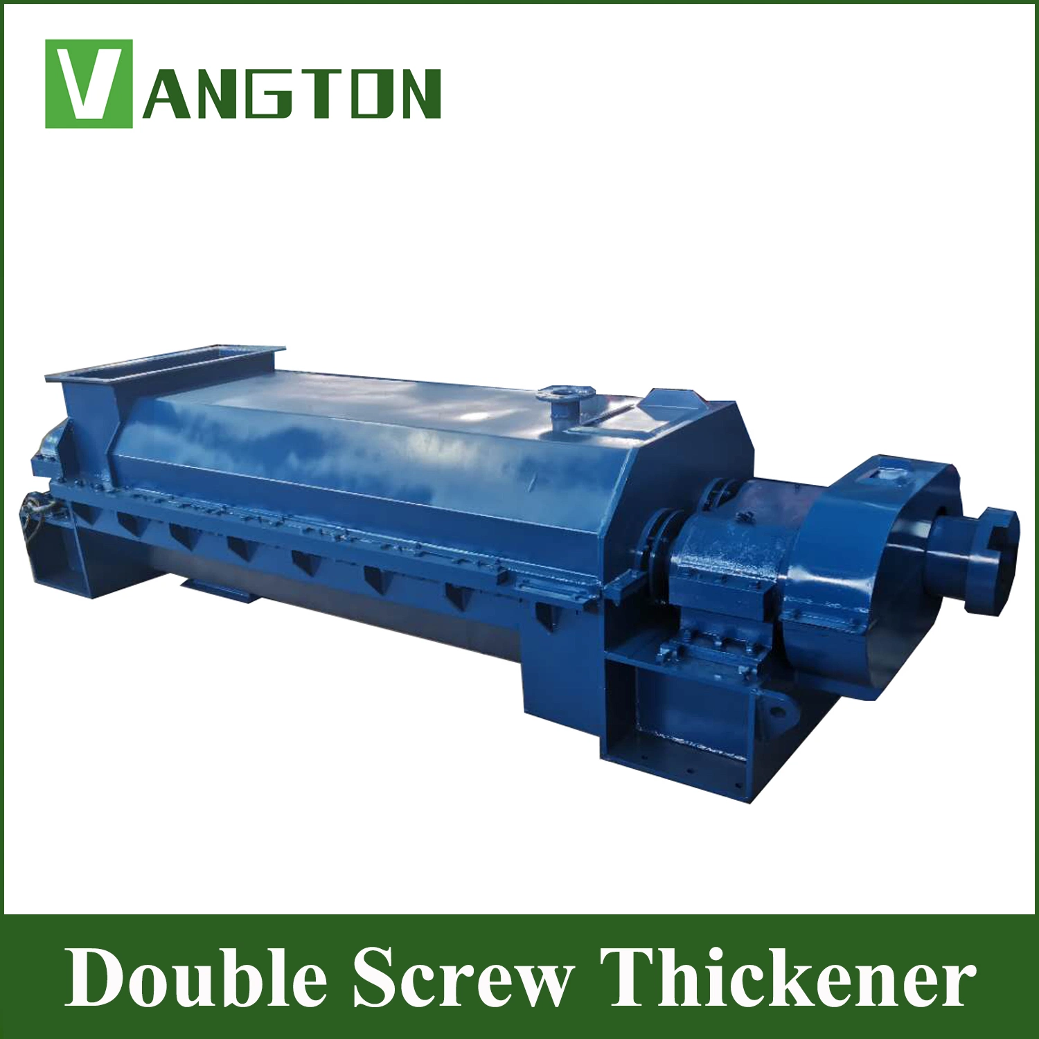 Straw Pulp Double Screw Thickener Paper Machinery Squeezer for Paper Pulping Machine