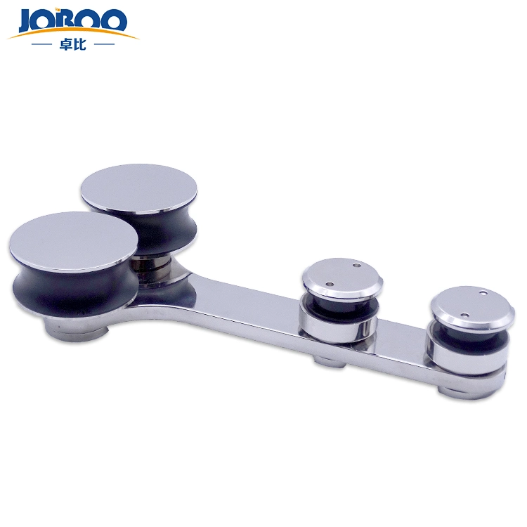 Stainless Steel Sliding Door Hardware Double Hanging Wheels