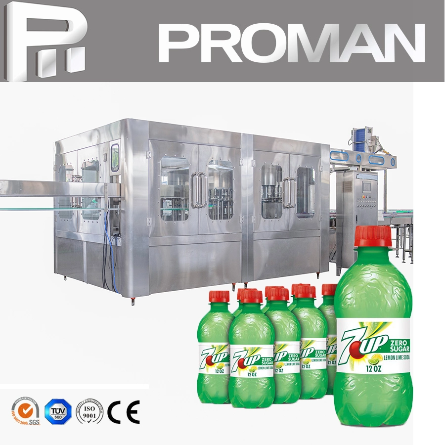 Automatic Bottle Water/ Juice/ Carbonated Drink Beverage Filling Packing Machine