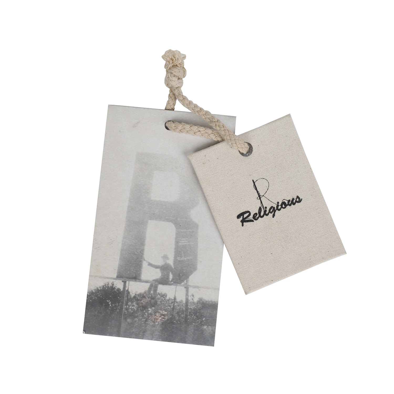 Customized Coated Paper Hangtag Printing Tag for Garment Jeans/Dress/Shirt/Bags