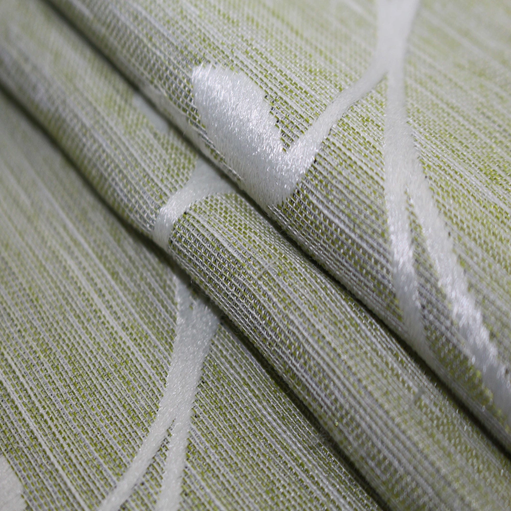 Hot Sales 100% Polyester Linen Like Curtain Blackout Fabric Used for Curtain