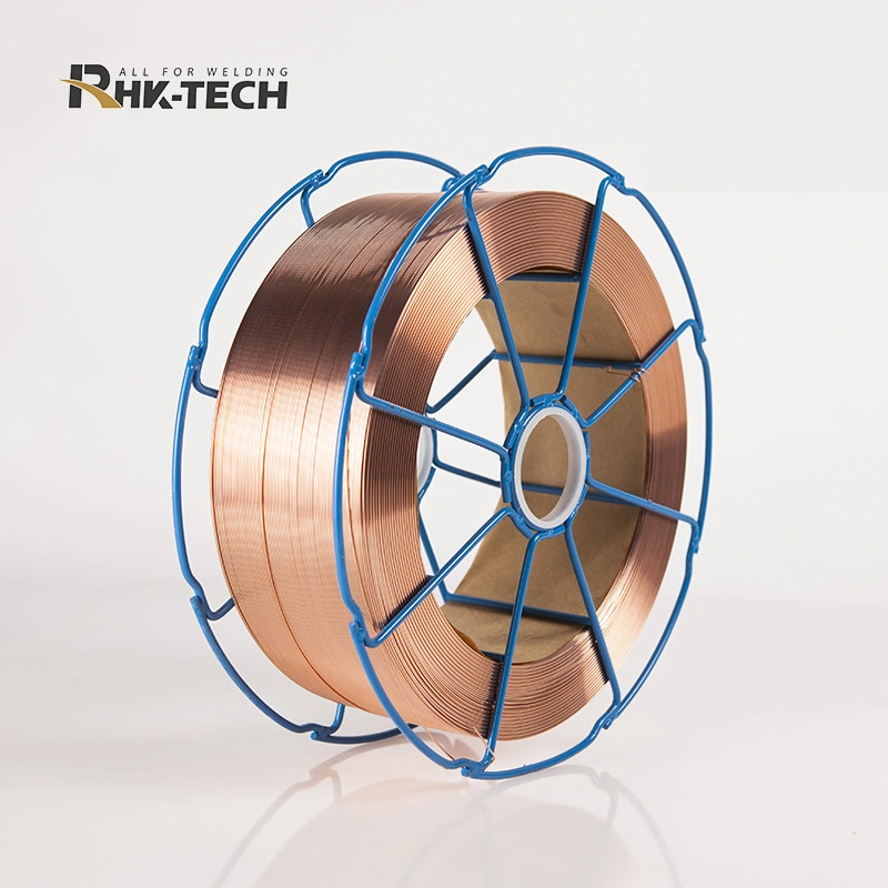 Rhk Hot Sale 0.6mm 0.8mm 1mm 1.2mm 1.6mm CO2 Welding MIG Wire Alloy Copper