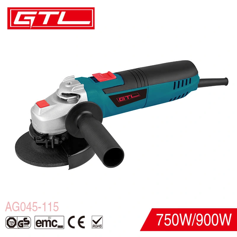 Electric Machine Metal/Wood/Stone Grinding Tools 750W/900W 115mm Angle Grinder (AG045-115)
