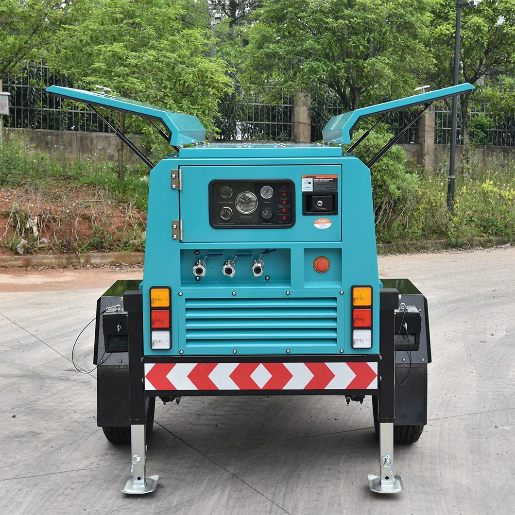 185cfm Portable Engine Air Compressor