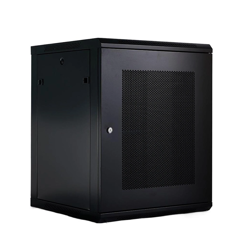 Server Rack Standard 19 Inch Mount Rack Network Cabinet with Steel Mesh Door