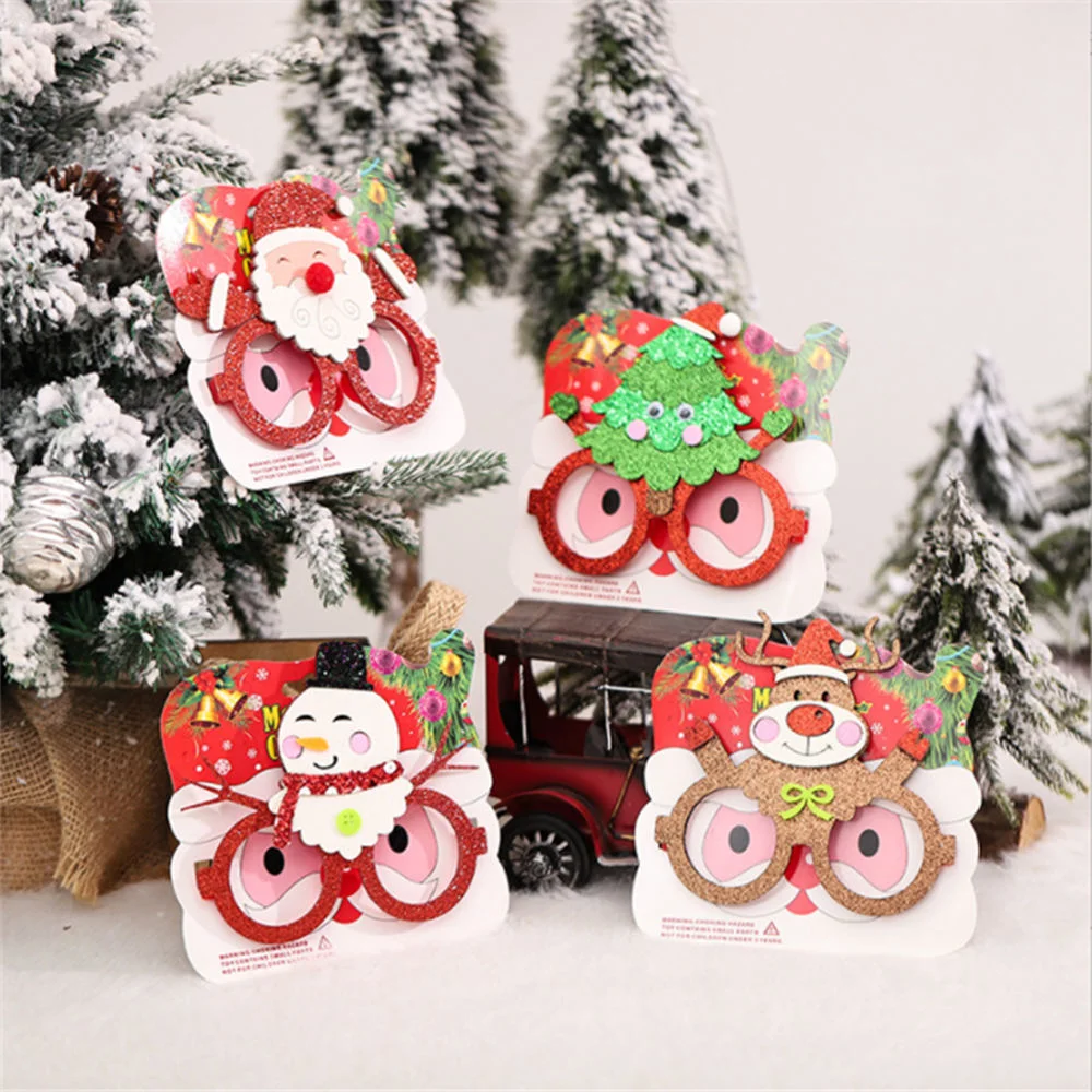 Wholesale Christmas Personalized Decorative Glasses Frames Creative Gifts Party
