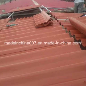 Non Asbestos Fiber Cement Corrugated Roofing Sheet Exported to Peru