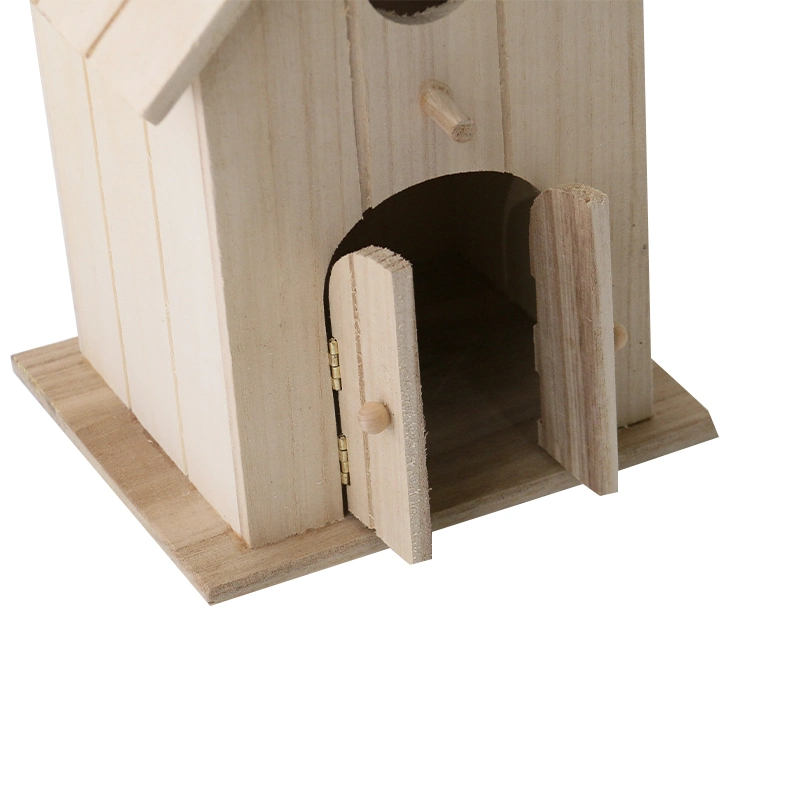 Wooden Bird House for Finch Bluebird Cardinals Hanging Birdhouse