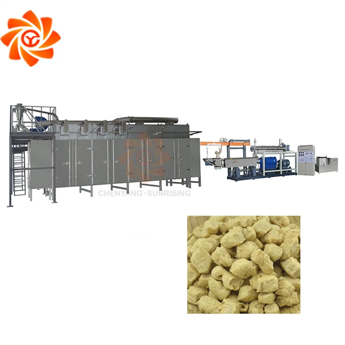 Soya Meat Extruded High Moisture Soy Protein Artificial Meat Food Machinery