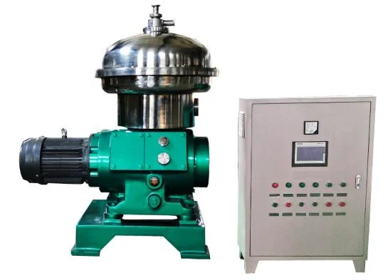 Industrial Scale Continuous Nozzle Phases Disc Stack Bowl Centrifugal Baker Yeast Separator