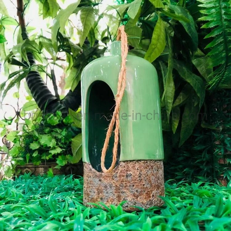 Modern Ceramic Outdoor Hanging Smart Window Hummingbird Bird Water Seed Food Feeder Tray Hanger for Birds Pet Bowls & Feeders