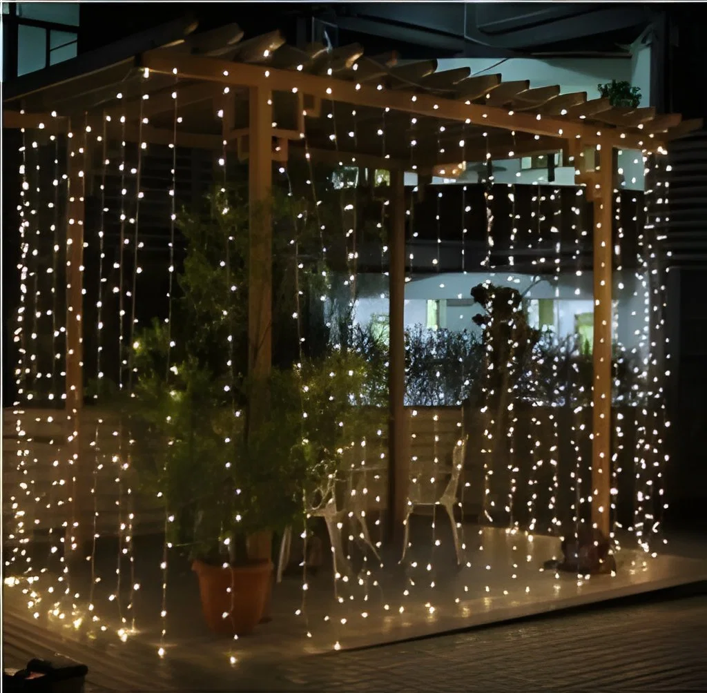 300L Curtain Lights Fairy Window Curtain String Lights