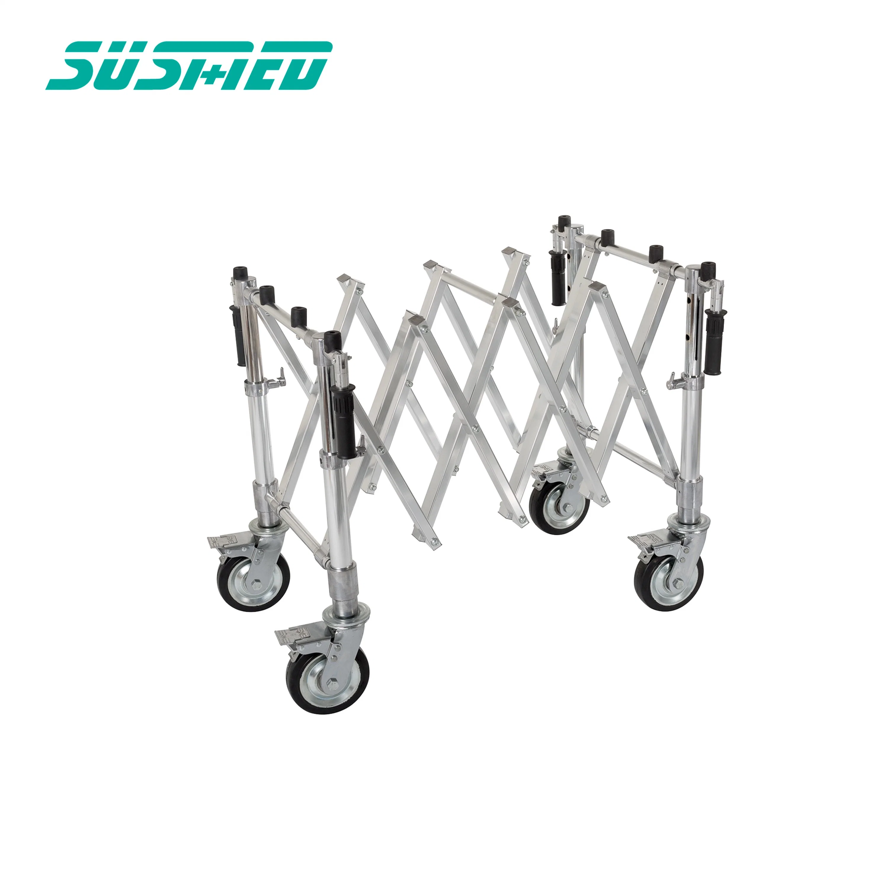 Funeral Body Coffin Car Aluminum Alloy Stainless Steel Mobile Coffin Funeral Transport Trolley