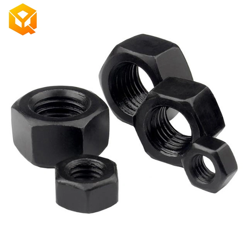 Grade 8.8 Steel DIN934 Black Hex Hexagon Nut