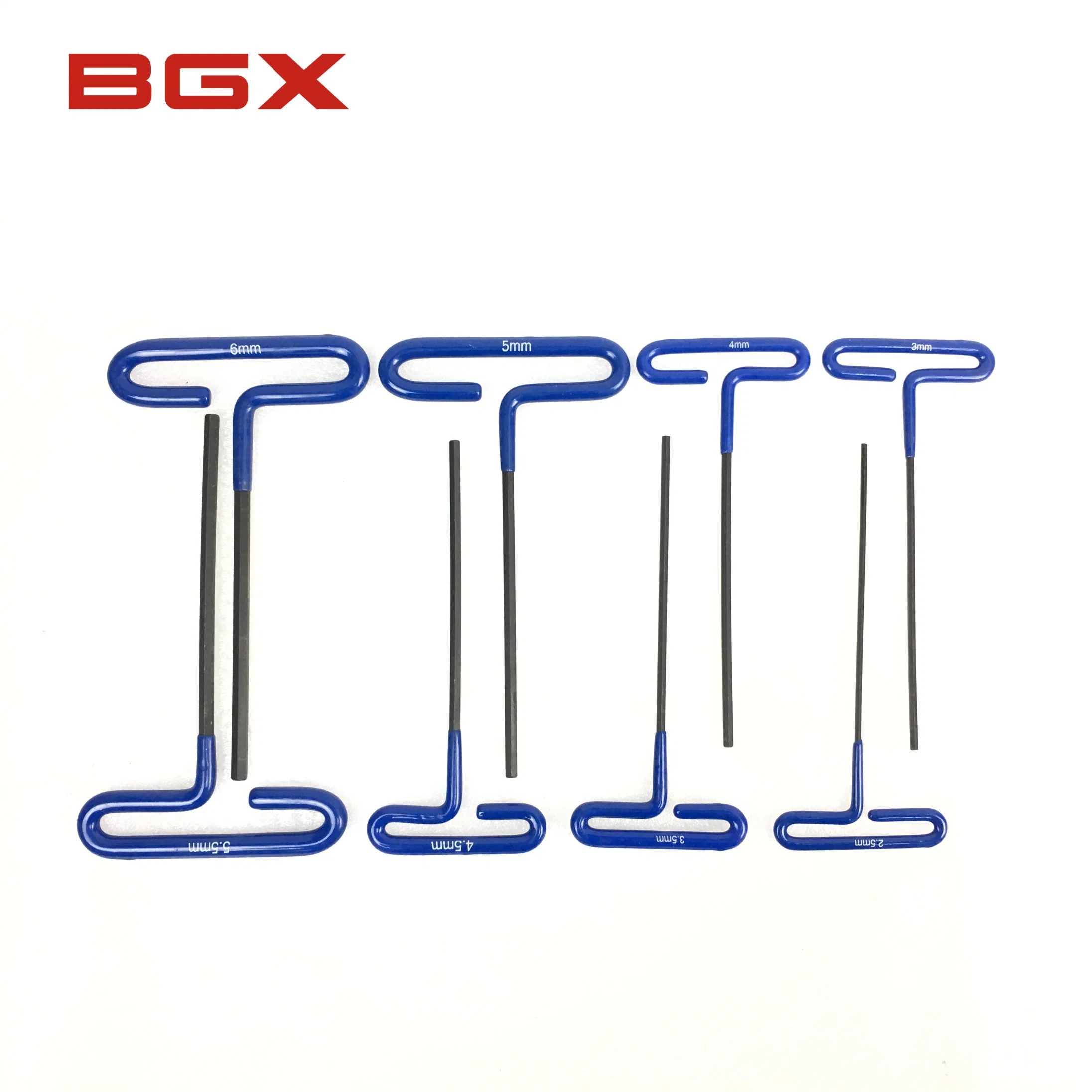 BGX 8 PC llave Allen de mango en T para la herramienta de llave hexagonal de bicicletas