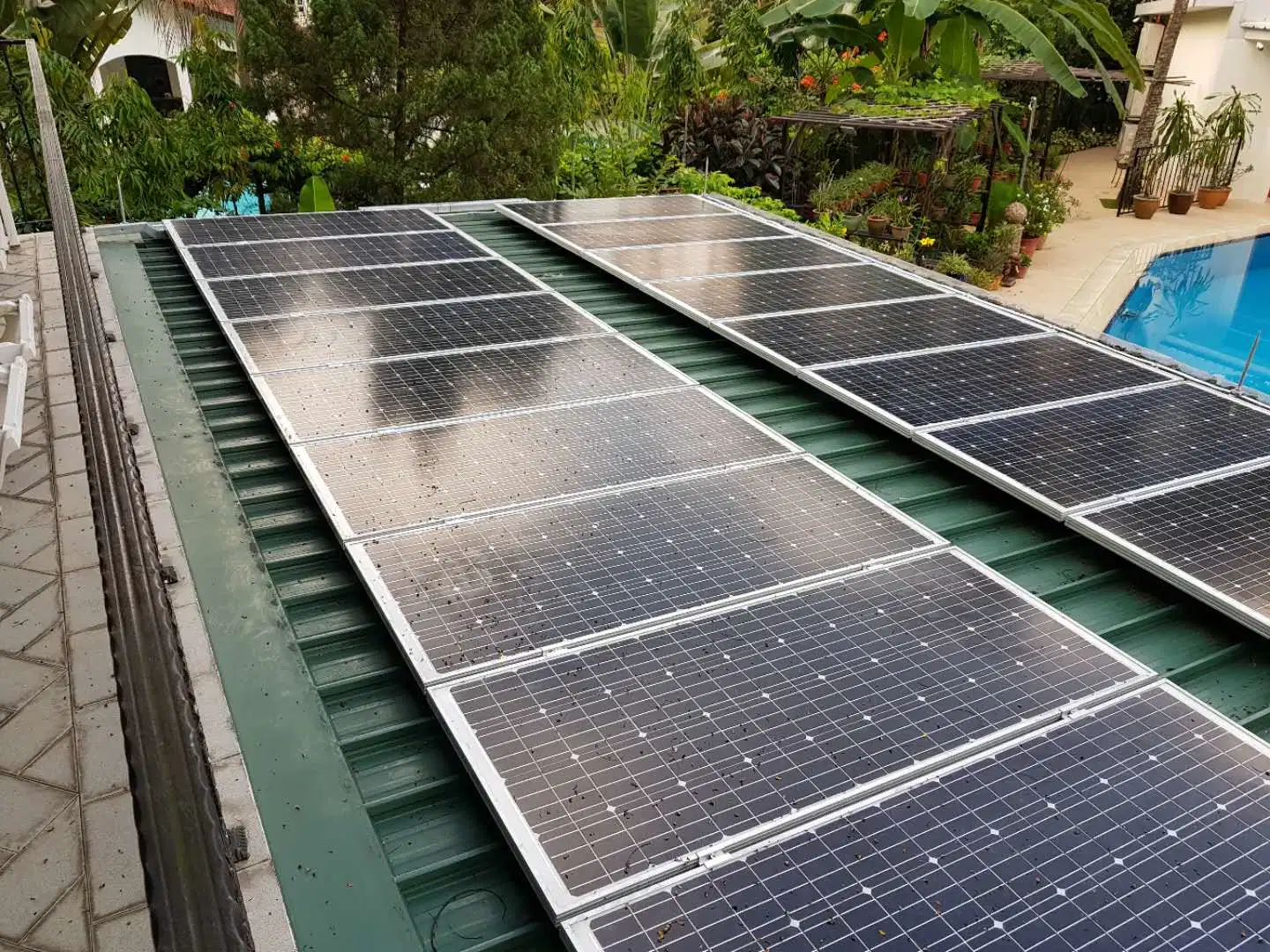 O suporte de instalação do sistema PV 3Kw Sistema de Energia solar para casa no mercado da Nigéria