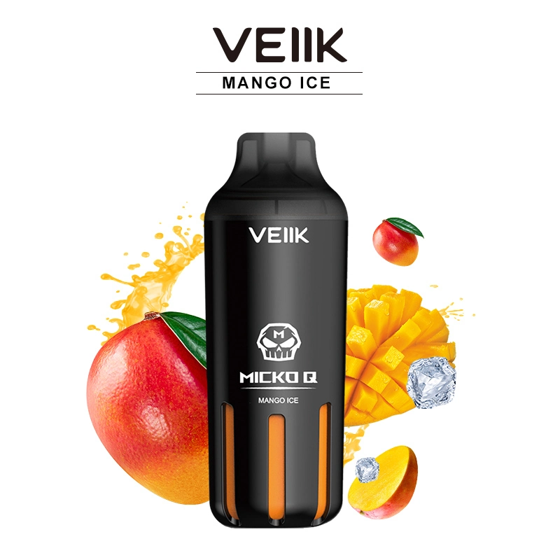 2023 Newest 5500 Puffs Fruits Flavors Big Puffs Veiik Micko Q Disposable/Chargeable Vape Pod