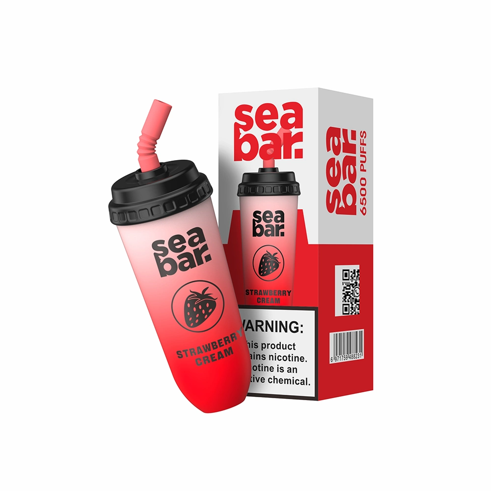 Prix de gros bon marché Seabar 6500 bouffées Mini Cup vape Stylo Vape jetable.