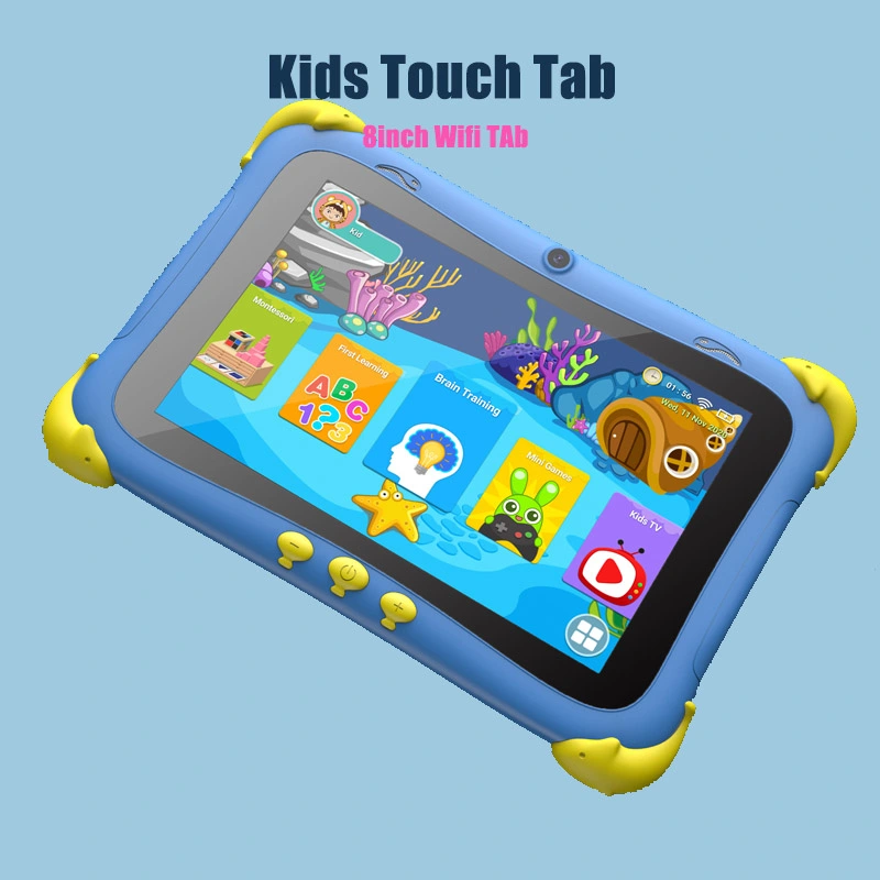 Almohadilla de aprendizaje del bebé Niños de 8 pulgadas WiFi Tablet Iwawa Gamepad Control Parental de Tablet para niños Ficha educativa