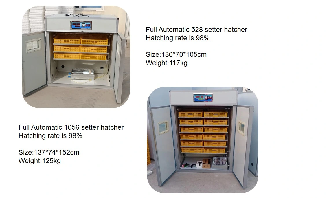 Inteligente 500 huevos Incubadora automática de huevo de pollo Equipo de Hatcher