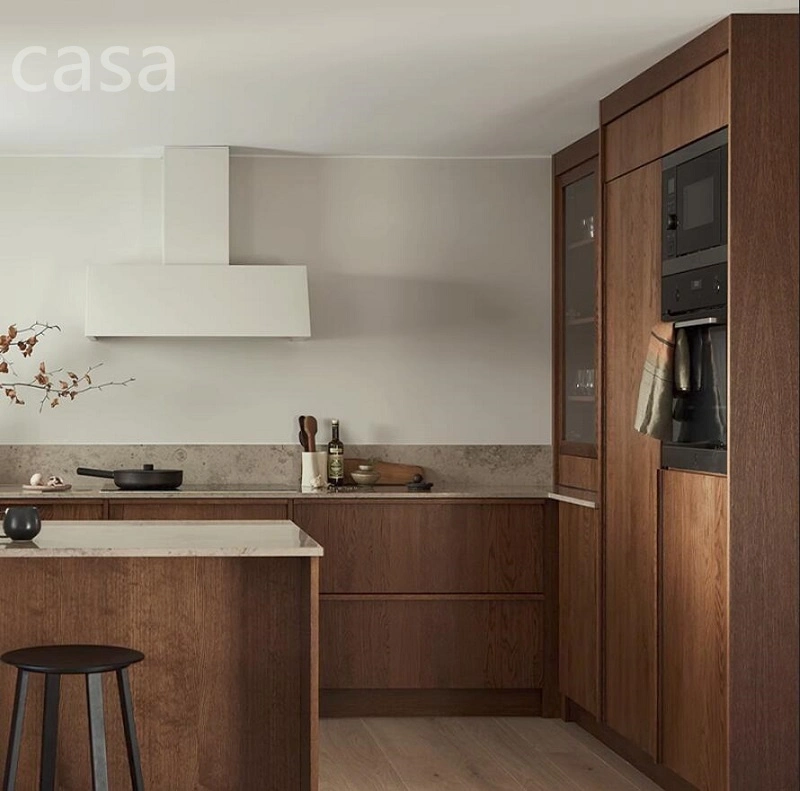 La calidad de madera blanca personalizado gabinetes de cocina Shaker Thermofoil armarios para la venta