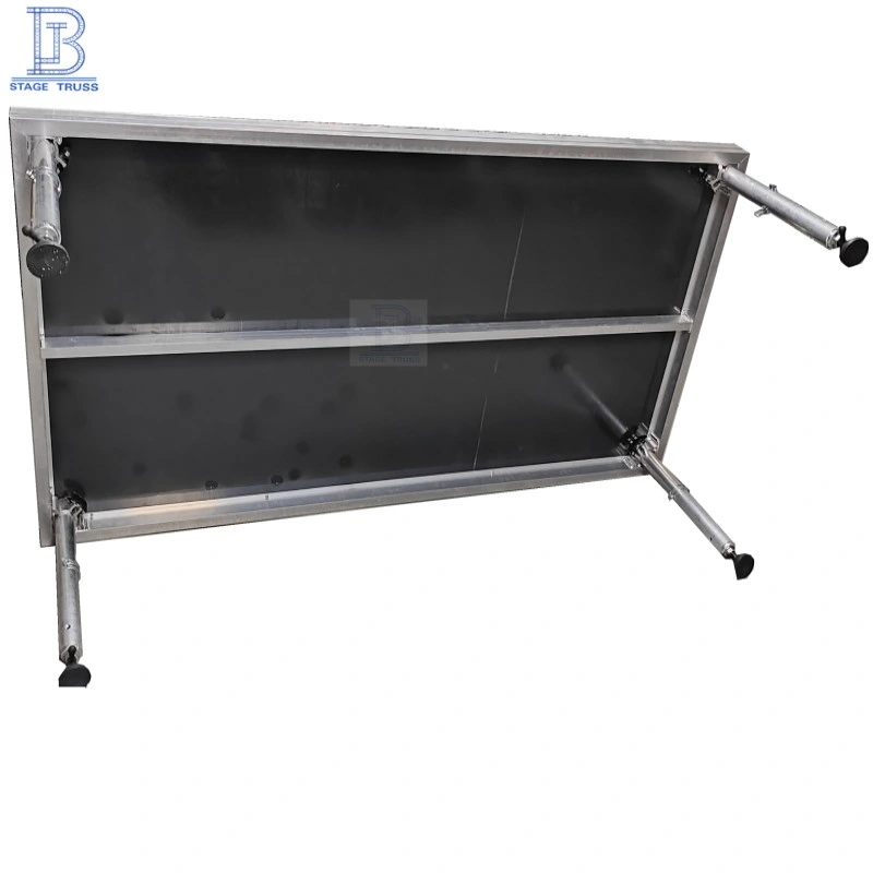 Folding Non-Slip Panel Aluminum Platform Stagestage Display Rack